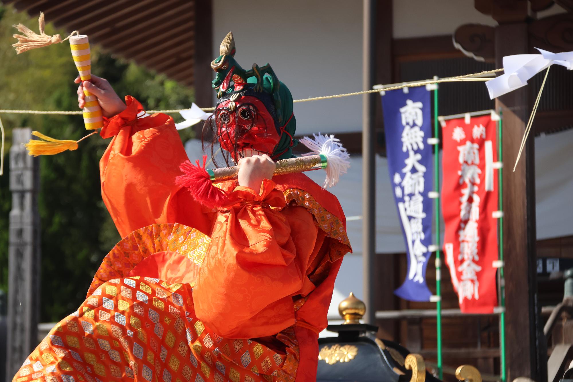 隠岐国分寺蓮華会舞 (2)