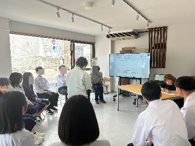 西郷中学校まちづくり授業の様子