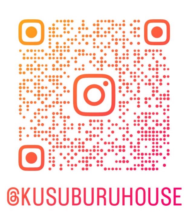 くすぶるハウス公式InstagramのQRコード（隠岐の島 古民家宿 貸切可能 くすぶるハウスへのリンク）