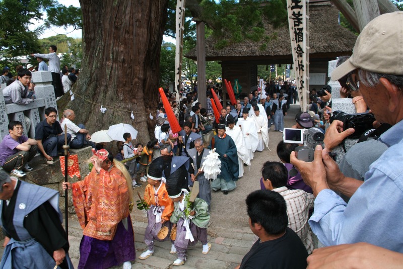 Gore-e Furyu Festival at Tamawakasumikoto Shrine (1)