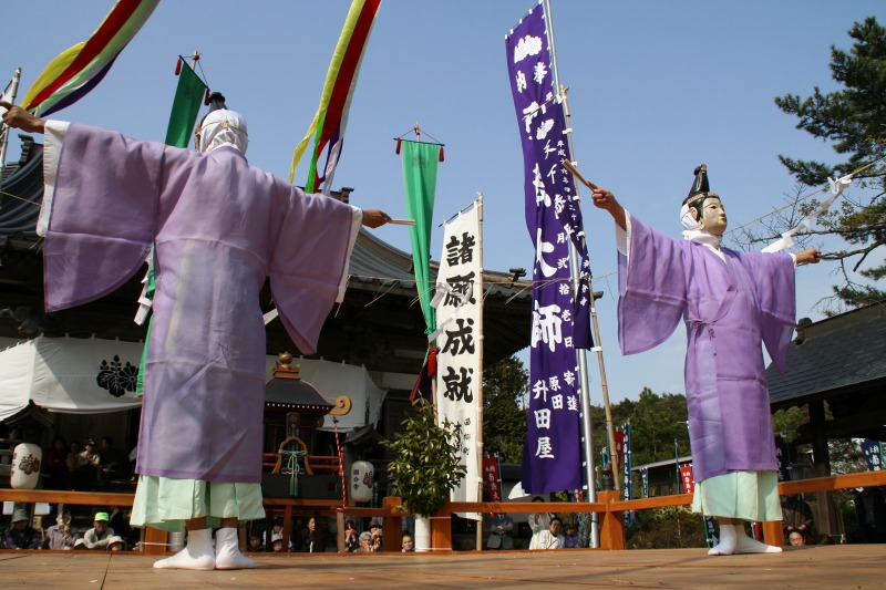 Renge-e Mask Dance at Oki Kokubun Temple (4)