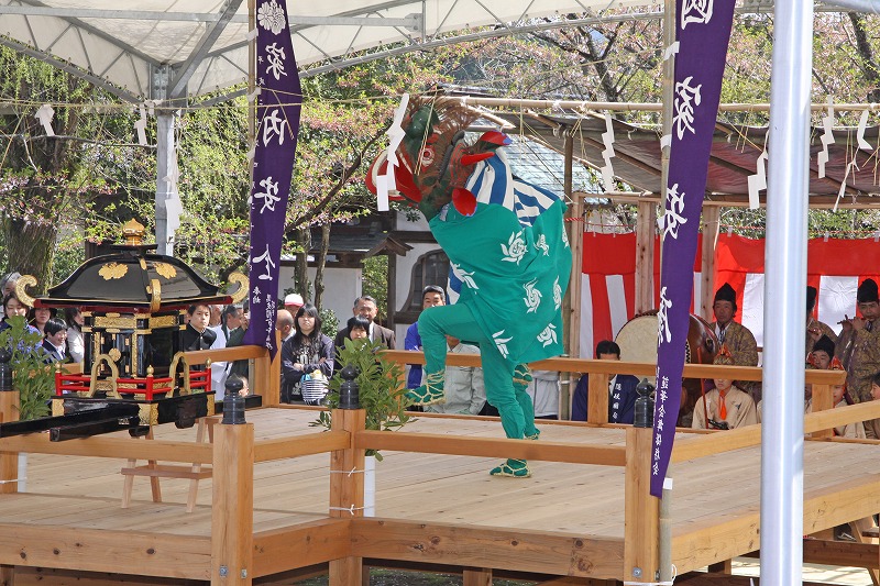 Renge-e Mask Dance at Oki Kokubun Temple (6)