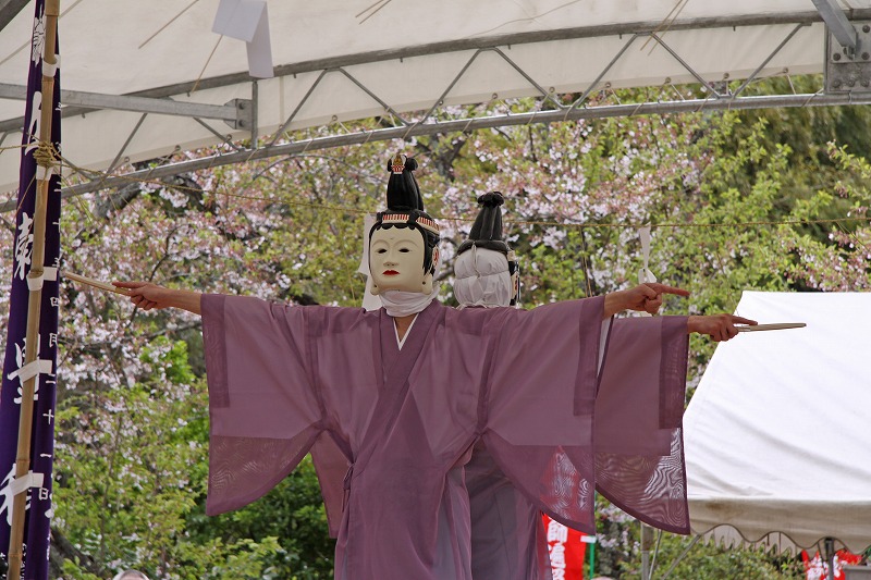 Renge-e Mask Dance at Oki Kokubun Temple (7)
