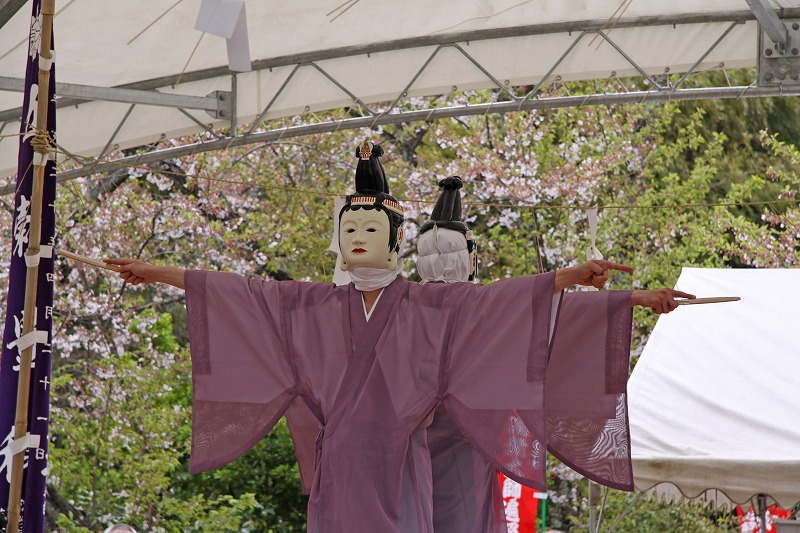 隠岐国分寺蓮華会舞(7)の写真