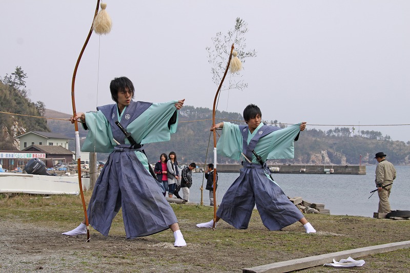 쓰도의 모모테 축제(1)