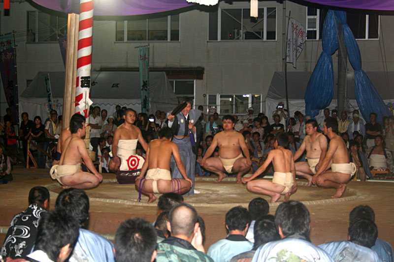 顔見せ土俵入り（座元）(1)